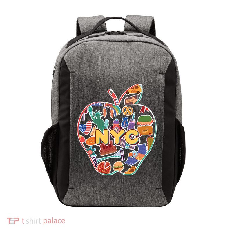 NYC Apple Doodle Vector Backpack