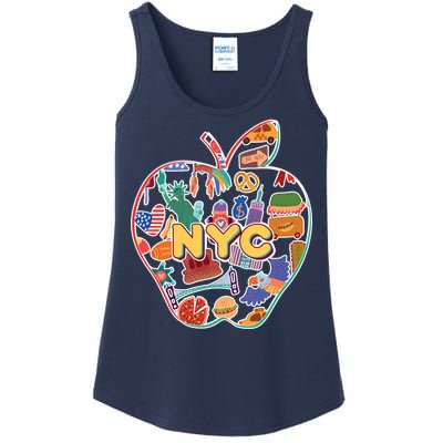 NYC Apple Doodle Ladies Essential Tank