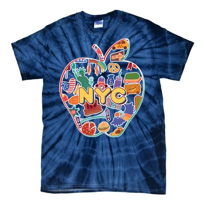 NYC Apple Doodle Tie-Dye T-Shirt