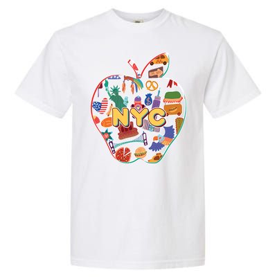 NYC Apple Doodle Garment-Dyed Heavyweight T-Shirt