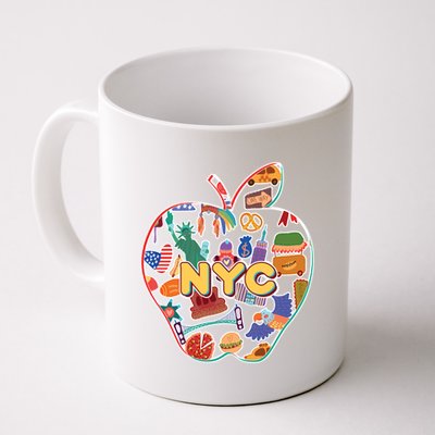 NYC Apple Doodle Coffee Mug