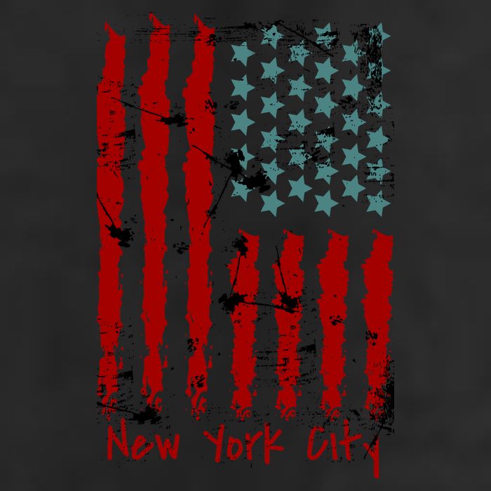 NYC New York City Vintage American Grunge Flag Hat