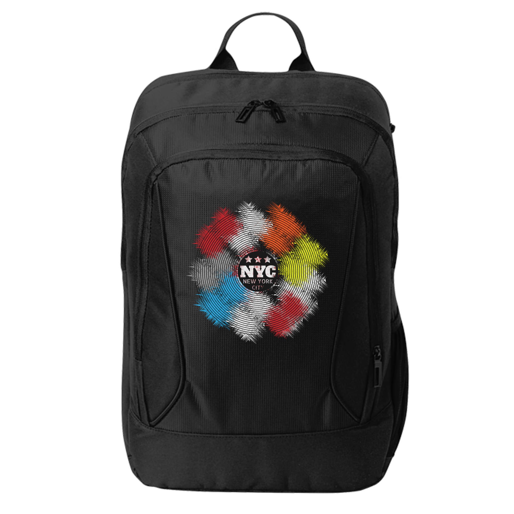 NYC New York City Vinyl Record City Backpack