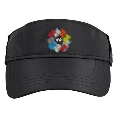 NYC New York City Vinyl Record Adult Drive Performance Visor