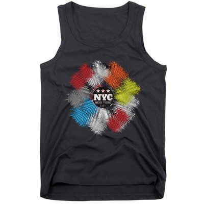 NYC New York City Vinyl Record Tank Top