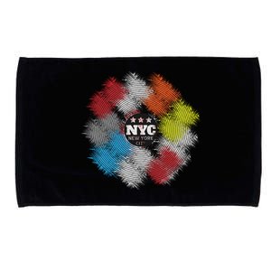 NYC New York City Vinyl Record Microfiber Hand Towel