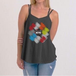 NYC New York City Vinyl Record Women's Strappy Tank