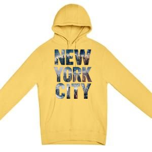 New York City New York City Skylines Statue Of Liberty Meaningful Gift Premium Pullover Hoodie