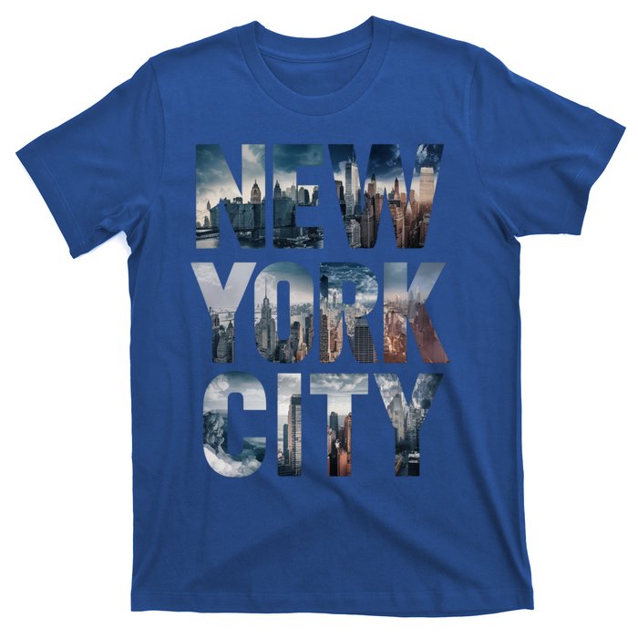 New York City New York City Skylines Statue Of Liberty Meaningful Gift T-Shirt