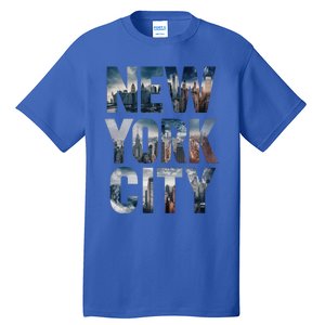 New York City New York City Skylines Statue Of Liberty Meaningful Gift Tall T-Shirt