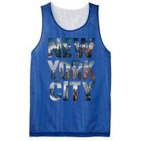 New York City New York City Skylines Statue Of Liberty Meaningful Gift Mesh Reversible Basketball Jersey Tank