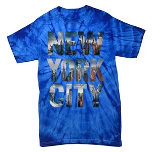 New York City New York City Skylines Statue Of Liberty Meaningful Gift Tie-Dye T-Shirt