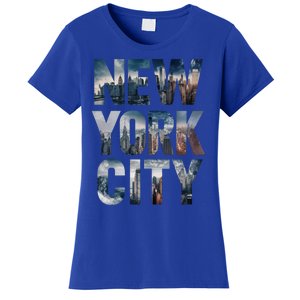 New York City New York City Skylines Statue Of Liberty Meaningful Gift Women's T-Shirt