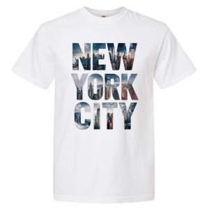 New York City New York City Skylines Statue Of Liberty Meaningful Gift Garment-Dyed Heavyweight T-Shirt