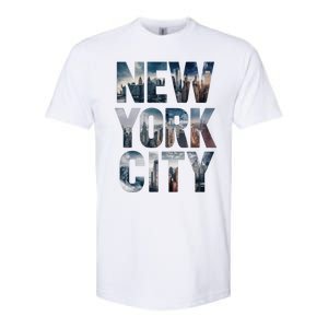 New York City New York City Skylines Statue Of Liberty Meaningful Gift Softstyle CVC T-Shirt