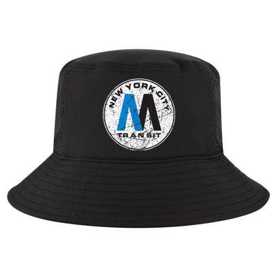 New York City Transit Mta Train Retro New York Cool Comfort Performance Bucket Hat