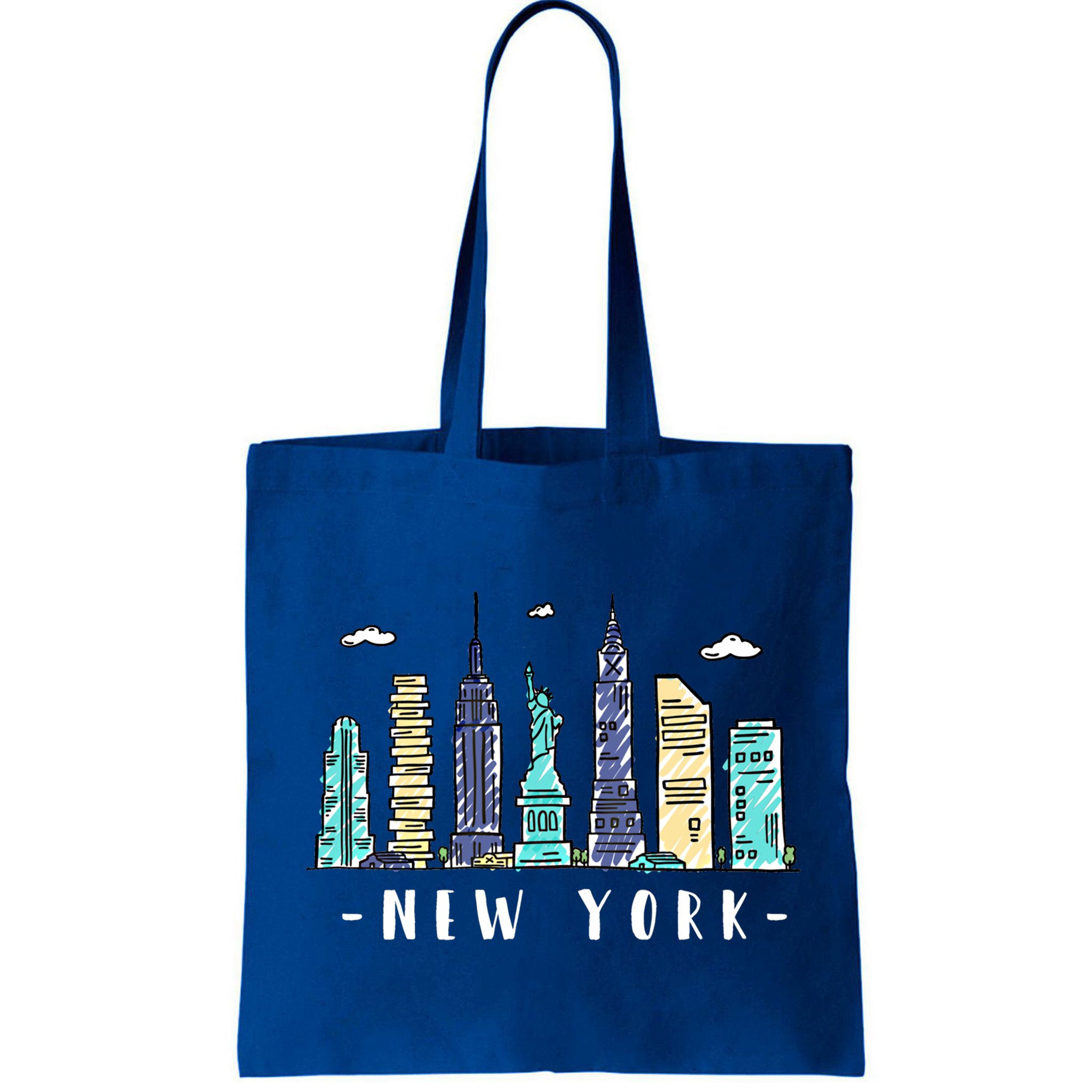 New York City Nyc Skyline Ny Watercolor Souvenir Gift Cool Gift Bag