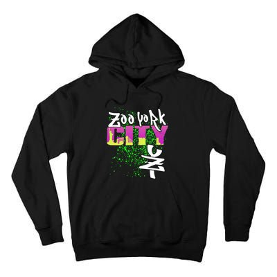 New York City Nyc 5 Boroughs Big Apple Skyline Zoo York Tall Hoodie
