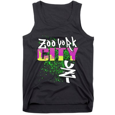 New York City Nyc 5 Boroughs Big Apple Skyline Zoo York Tank Top