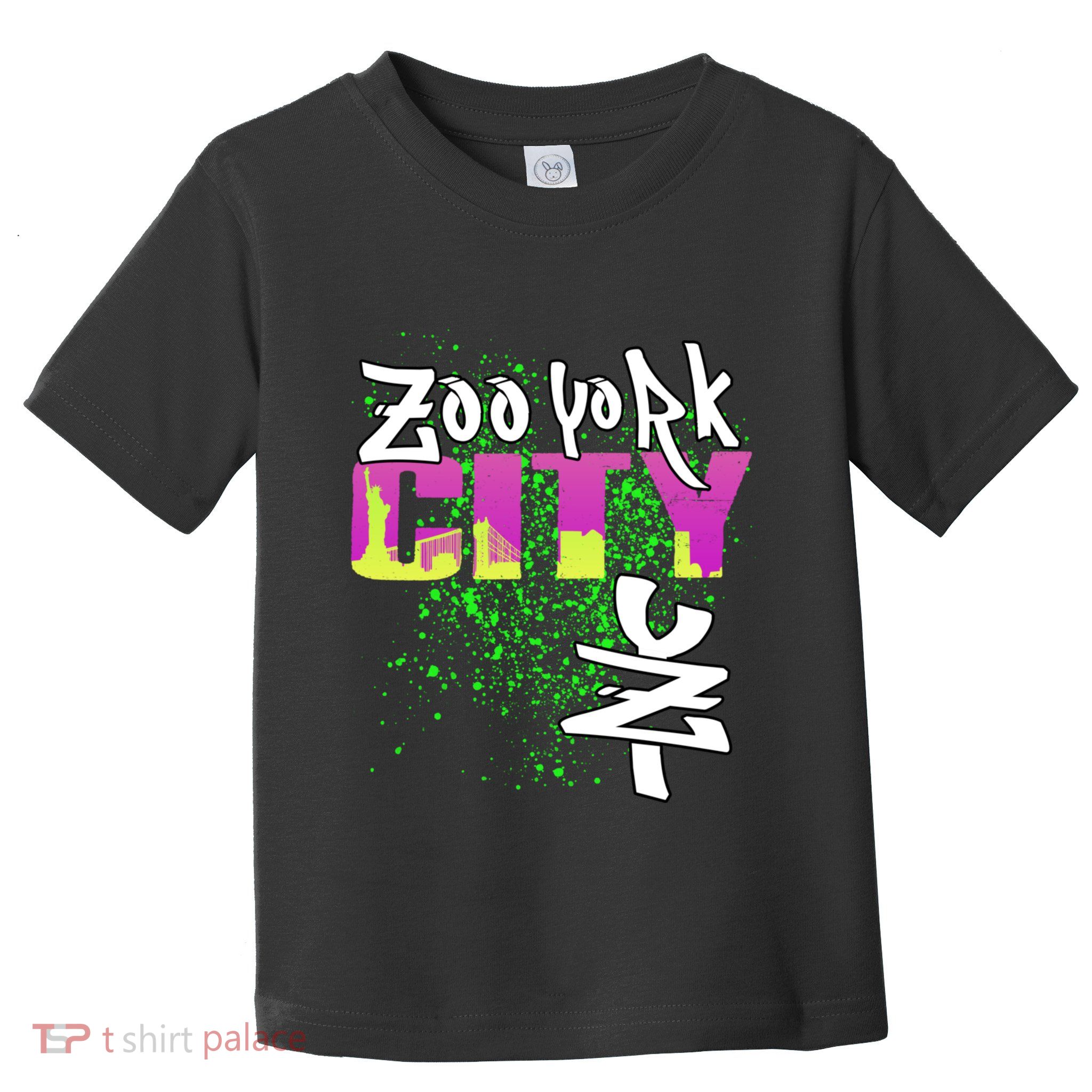 New York City Nyc 5 Boroughs Big Apple Skyline Zoo York Toddler T-Shirt