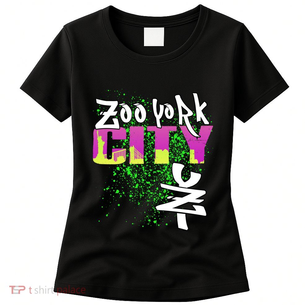 New York City Nyc 5 Boroughs Big Apple Skyline Zoo York Womens T-Shirt