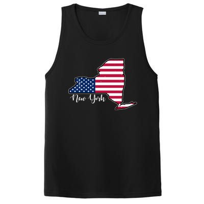 New York City United States Map PosiCharge Competitor Tank