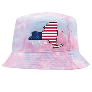 New York City United States Map Tie-Dyed Bucket Hat