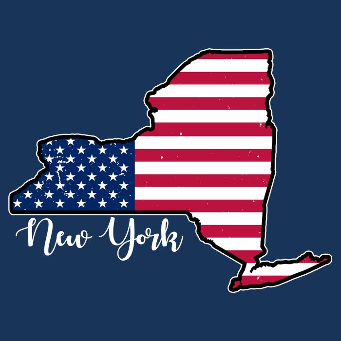 New York City United States Map Performance Shirt