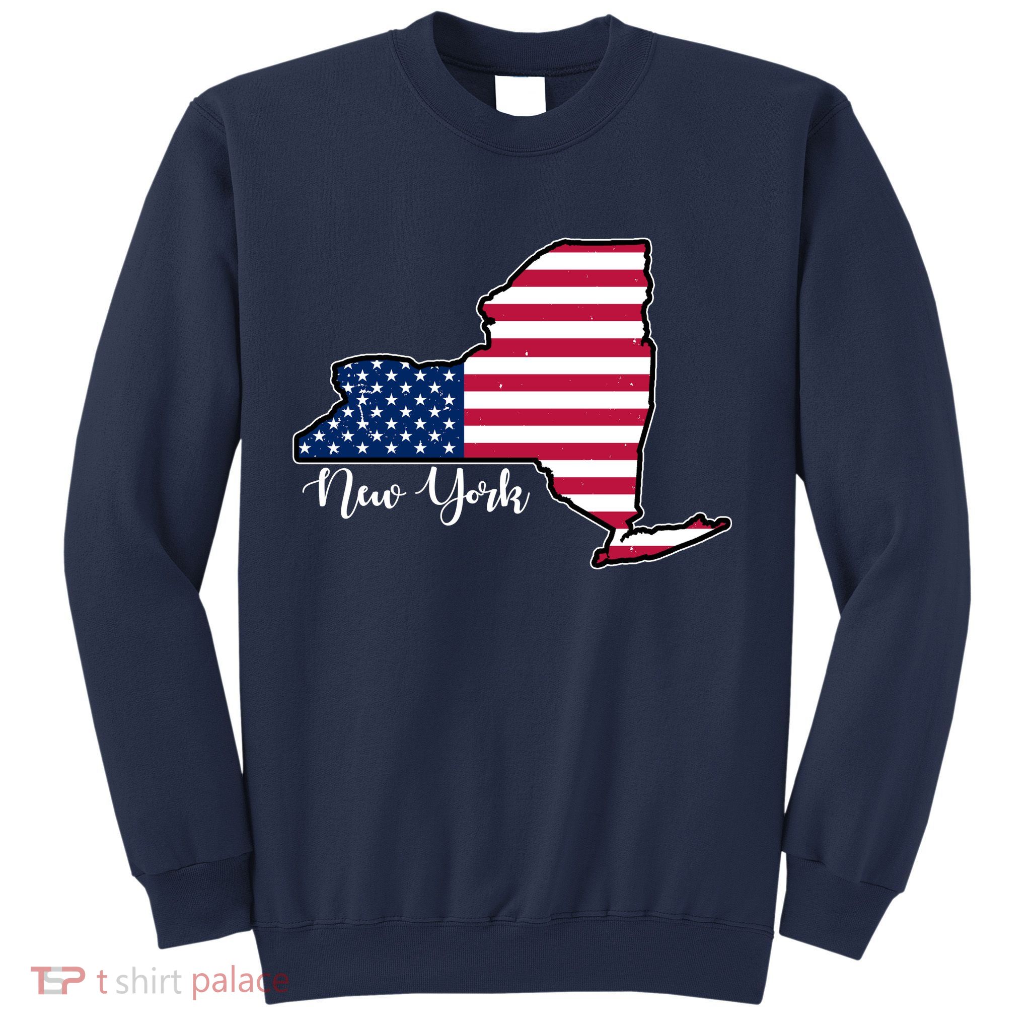 New York City United States Map Sweatshirt