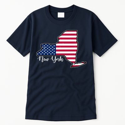New York City United States Map Tall T-Shirt