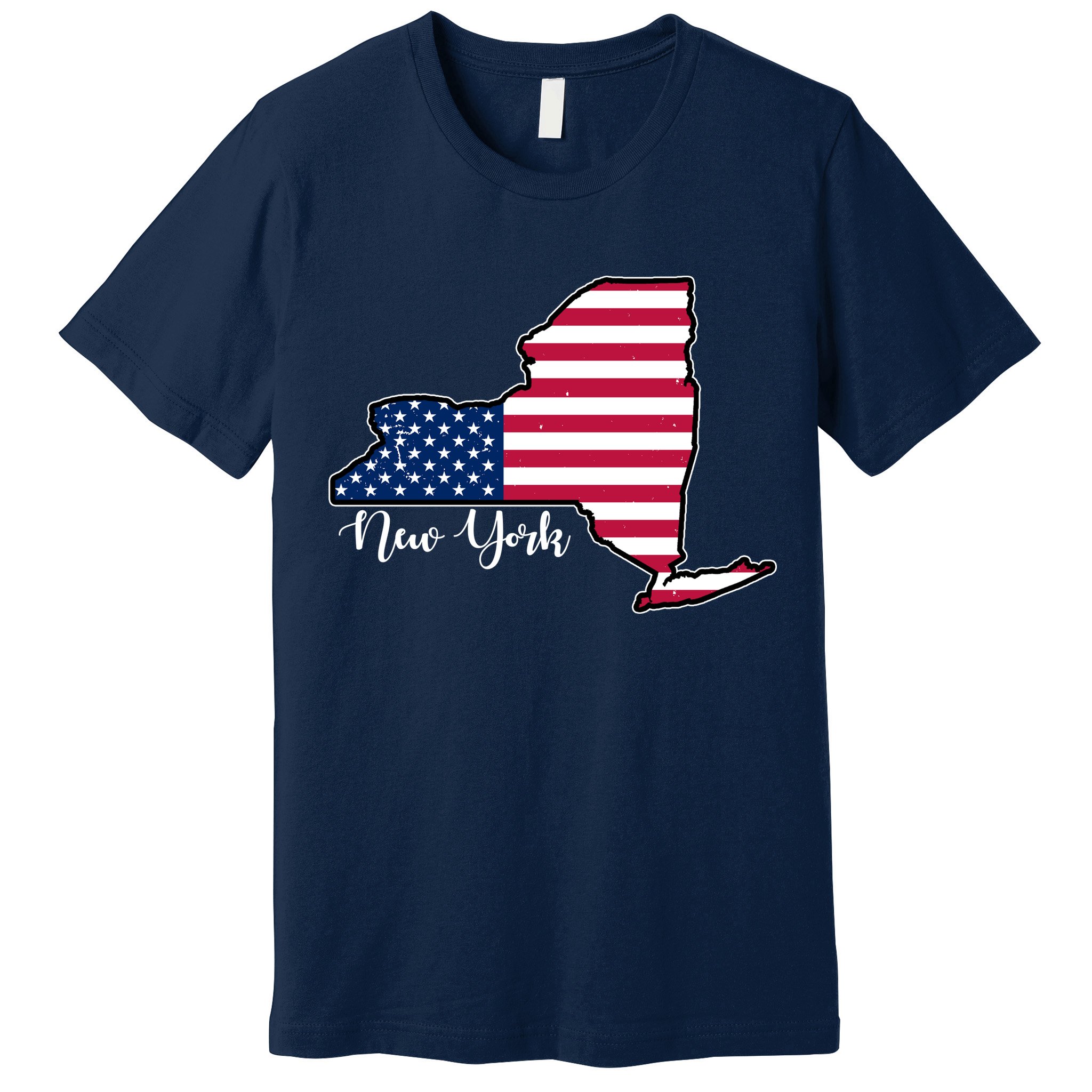 New York City United States Map Premium T-Shirt