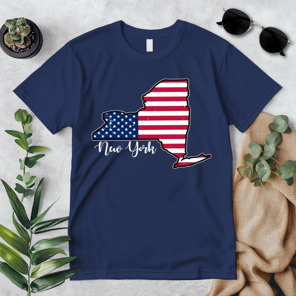 New York City United States Map Premium T-Shirt