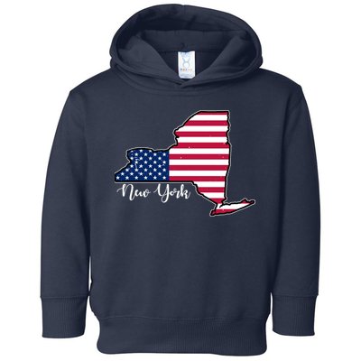 New York City United States Map Toddler Hoodie
