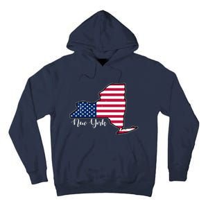 New York City United States Map Tall Hoodie