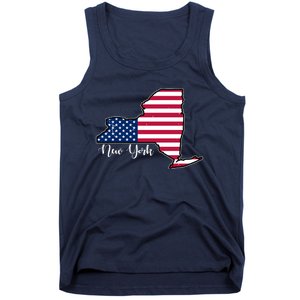 New York City United States Map Tank Top