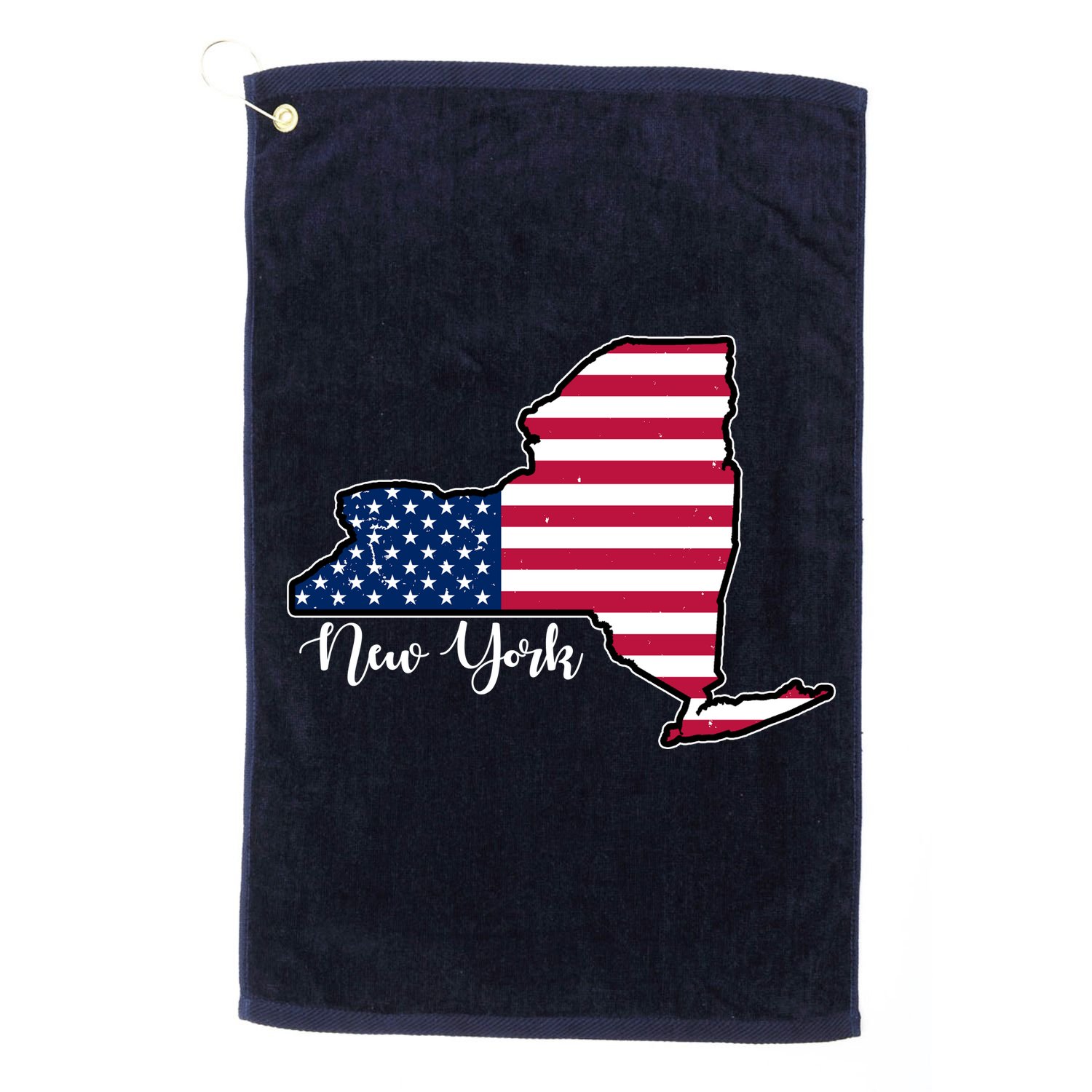 New York City United States Map Golf Towel