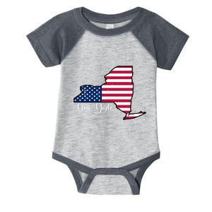 New York City United States Map Infant Baby Jersey Bodysuit