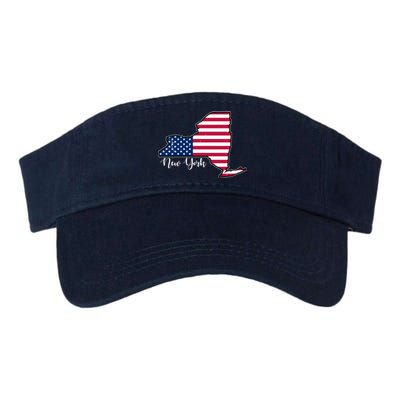 New York City United States Map Valucap Bio-Washed Visor