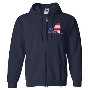 New York City United States Map Full Zip Hoodie