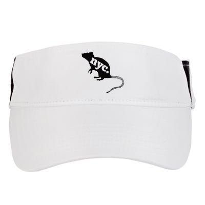 New York City Nyc Rat Logo Adult Drive Performance Visor