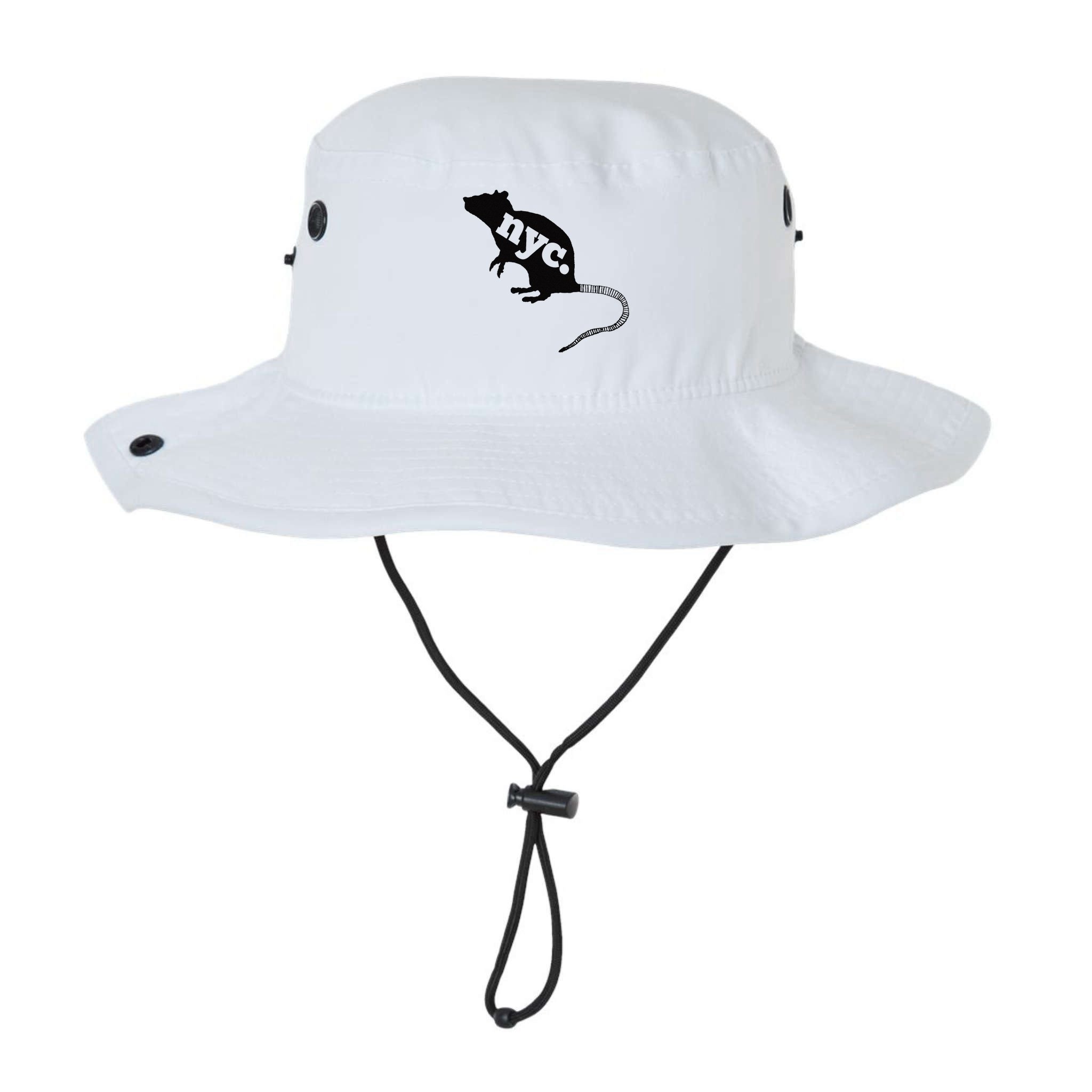 New York City Nyc Rat Logo Bucket Hat