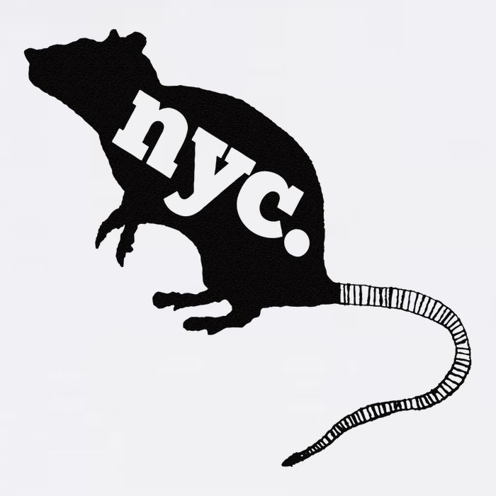 New York City Nyc Rat Logo Bucket Hat