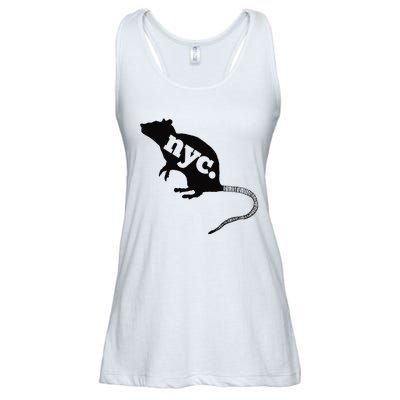 New York City Nyc Rat Logo Ladies Essential Flowy Tank