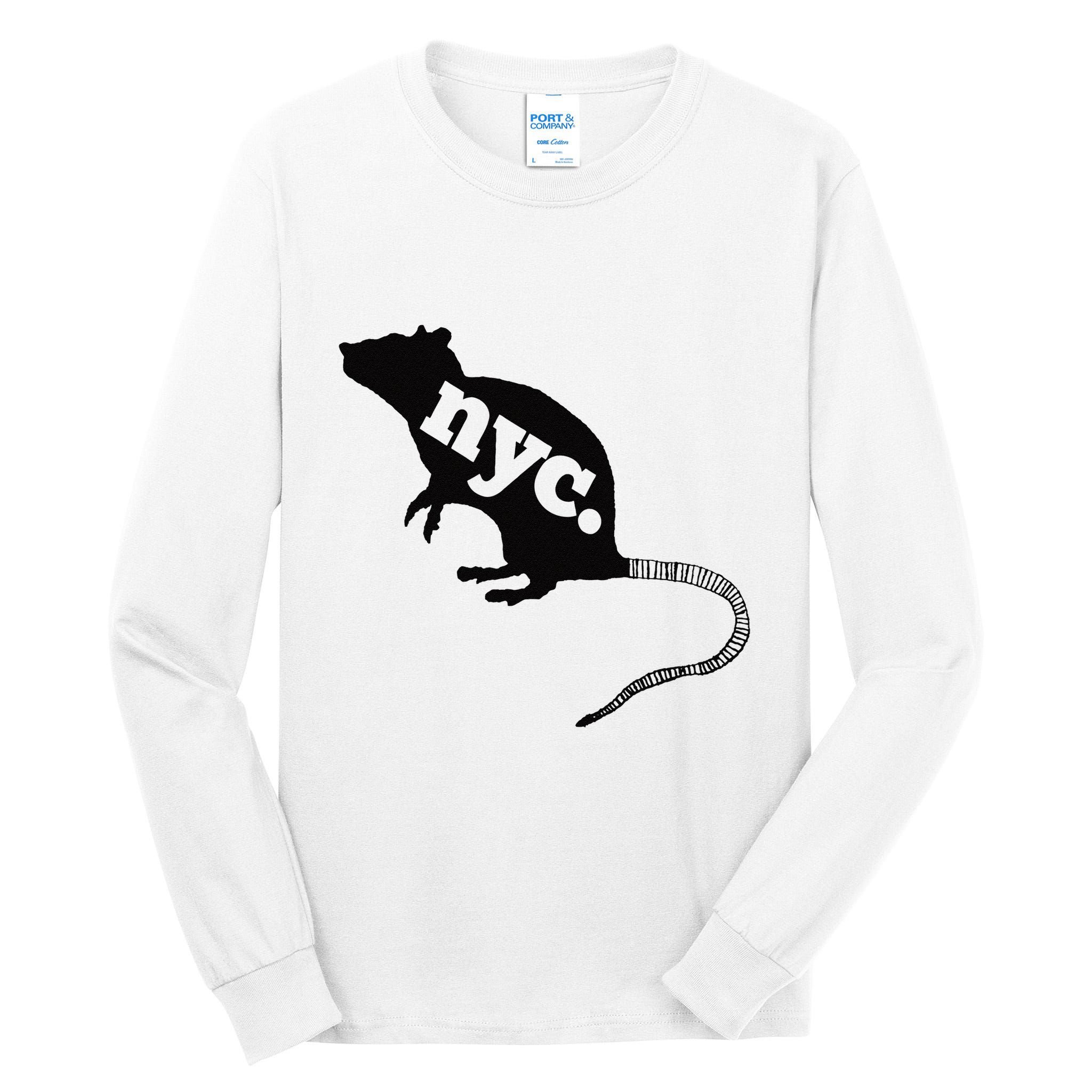 New York City Nyc Rat Logo Tall Long Sleeve T-Shirt