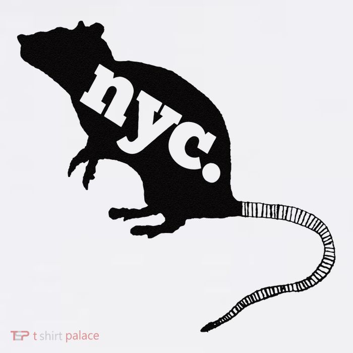 New York City Nyc Rat Logo Kids T-Shirt