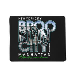 New York City Brooklyn Manhattan Authentic Mousepad