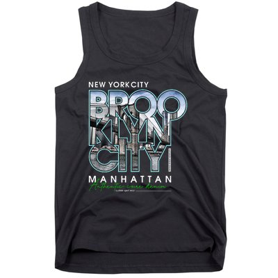 New York City Brooklyn Manhattan Authentic Tank Top