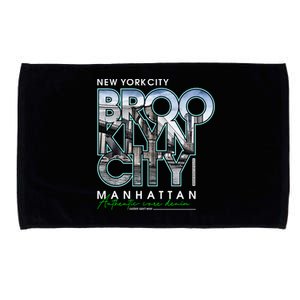 New York City Brooklyn Manhattan Authentic Microfiber Hand Towel