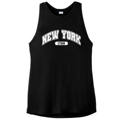 New York Collegiate Style 1788 Ladies PosiCharge Tri-Blend Wicking Tank