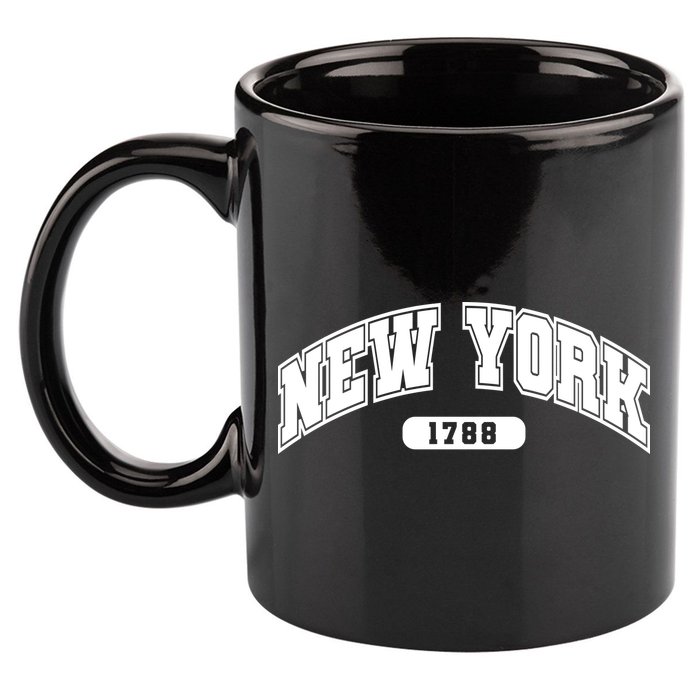 New York Collegiate Style 1788 11oz C Handle Ceramic Mug